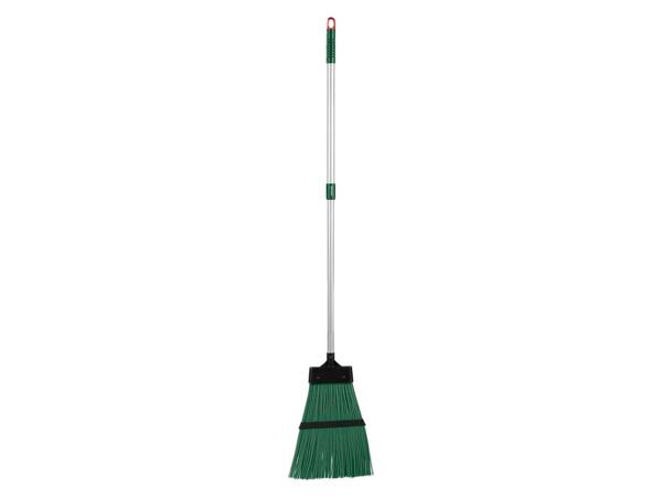 Outdoor broom or leaf rake