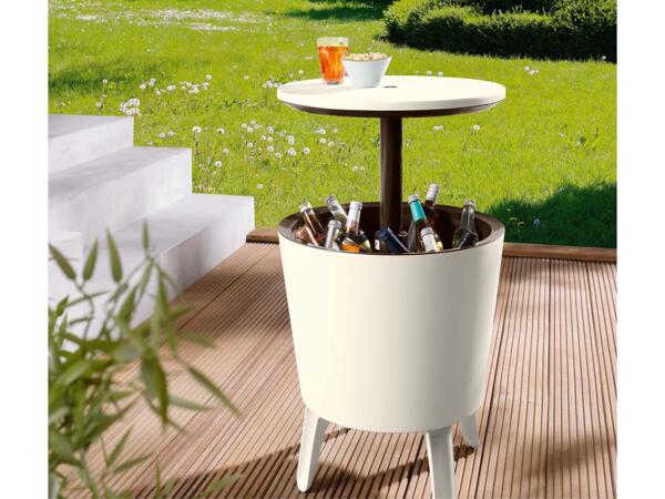 Party Table with Ice Bucket