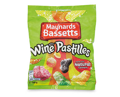 Maynards Bassetts Wine Pastilles or Wine Gums 160g-190g