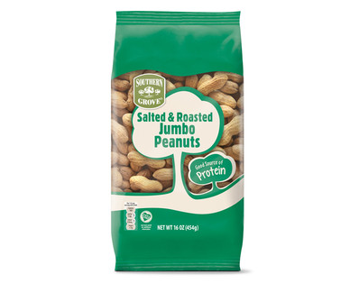 Southern Grove Salted & Roasted Jumbo Peanuts