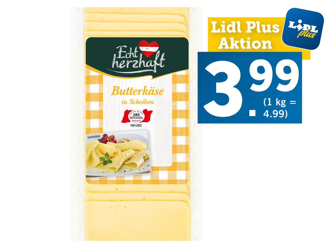 ECHT HERZHAFT Butterkäse