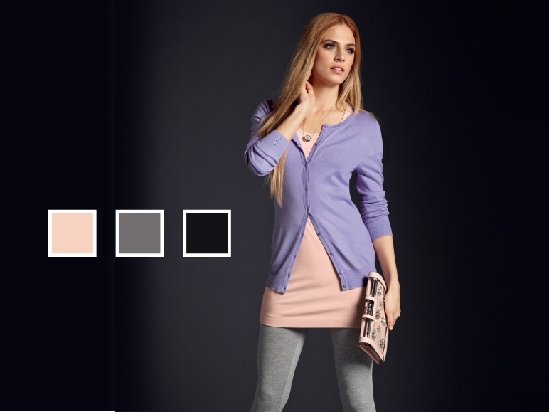 ESMARA(R) Ladies' Fine Knit Cardigan