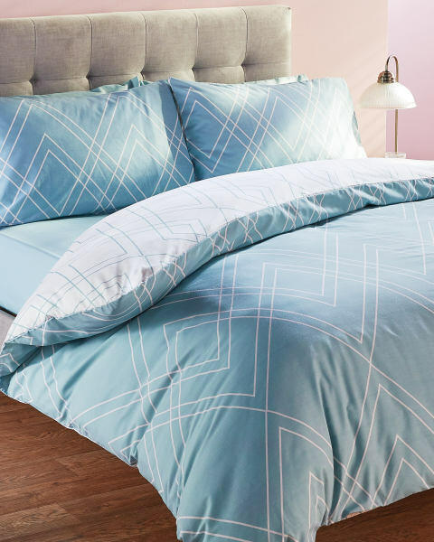 Diamond Double Printed Duvet Set