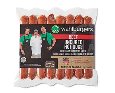 Wahlburgers 
 Uncured Beef Hot Dogs