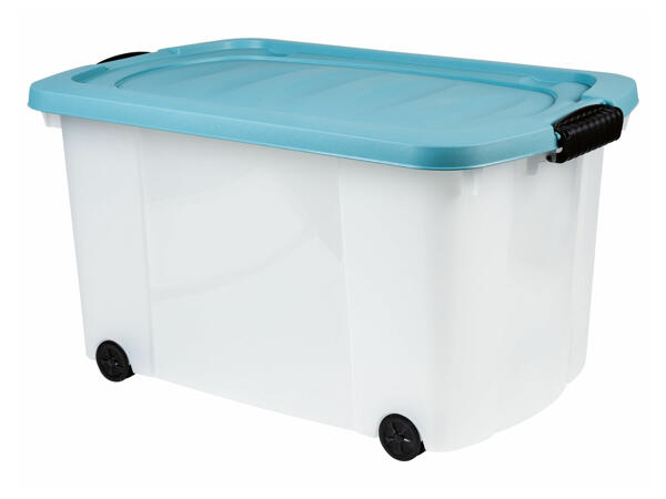 Storage Box with Wheels 45L