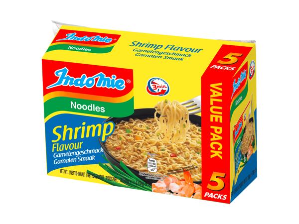 Nouilles instantanées aux crevettes Indomie