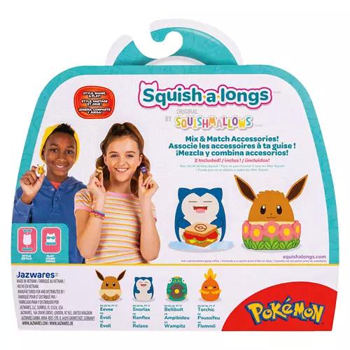 6 Pack Mini Pokémon Squish-A-Longs Set