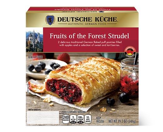 Deutsche Küche Strudel Apple or Fruits of the Forest