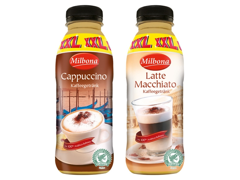 MILBONA Kaffeegetränk 330 + 50 ml gratis