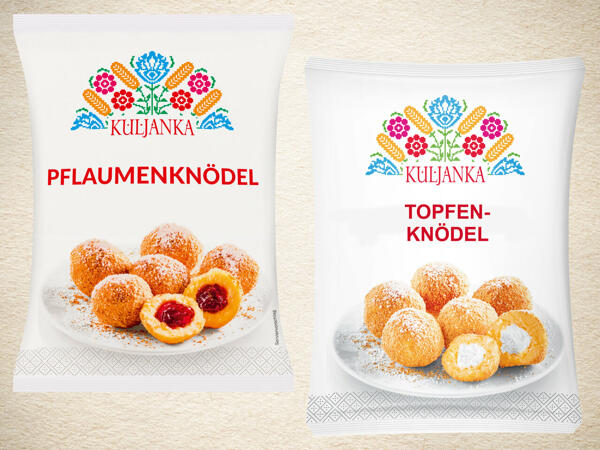 KULJANKA Pflaumen- oder Topfenknödel