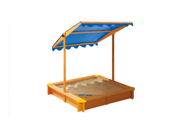 Playtive Sandpit With Sun Shade & Ice Cream Parlour