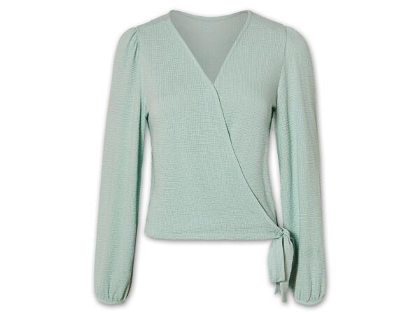 Damen Wickelshirt