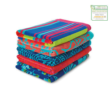 Huntington Home Oversized 40" x 72" Beach Towel
