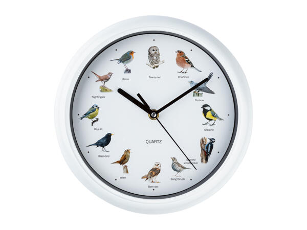 EasyMaxx Birdsong Wall Clock