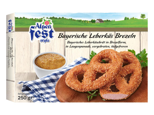Bayerische Leberkäs Brezeln