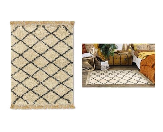 Huntington Home 
 4' x 6' Boho Shag Area Rug