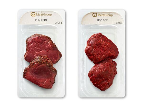 MEAT GROUP BBQ-bøf eller peberbøf
