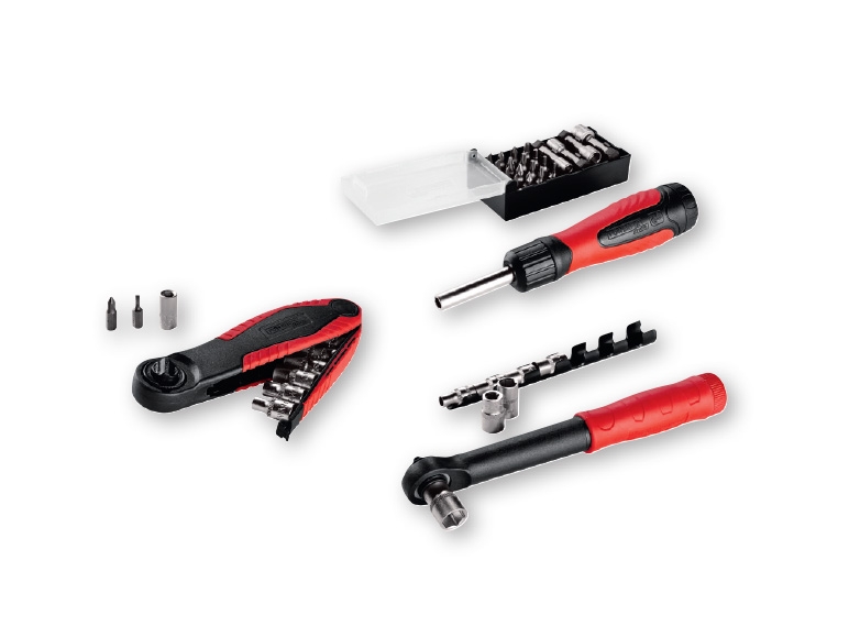 POWERFIX(R) Ratchet/Bit Set/Ratchet Spanner Set