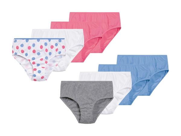 Slips pour fille, set de 4