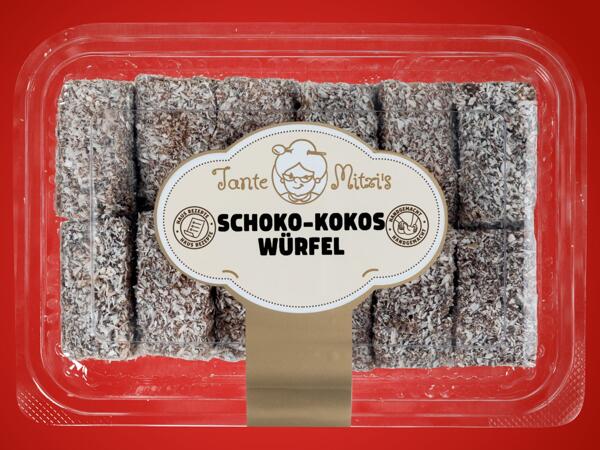 Schoko-Kokos Würfel