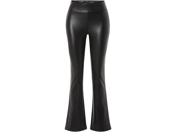 Ladies' Leather Effect Leggings