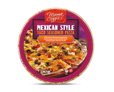 Mama Cozzi's Pizza Kitchen Mexican Style Chicken Fajita or Taco Seasoned Pizza