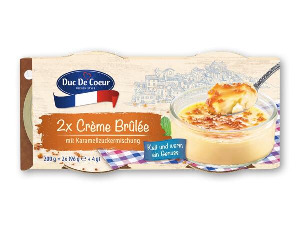 DUC DE COEUR Creme caramel eller brulé