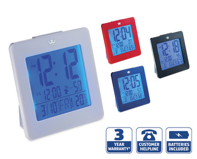 Radio Controlled Digital Alarm Clock - Aldi - Ireland - Specials archive