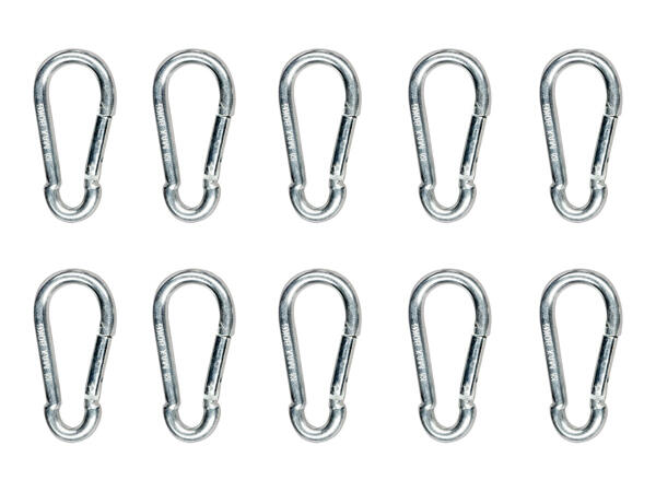 Parkside Carabiner Clip or Shackle Hook Set