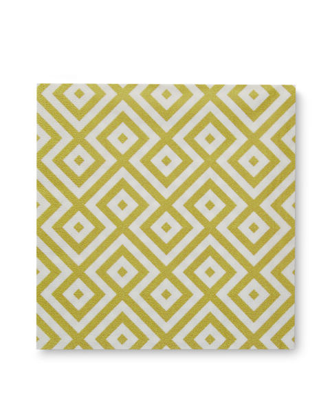 Christmas Napkins Gold Patter Design