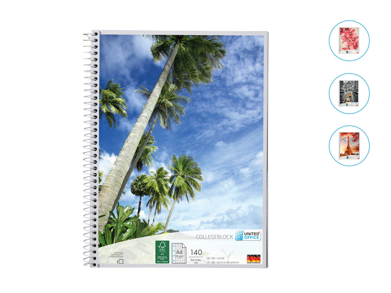 United Office Spiral Notepad1