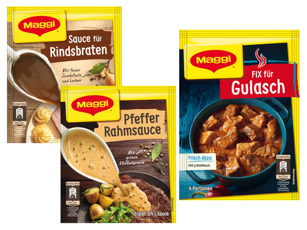 Maggi Fix oder Gourmet Sauce