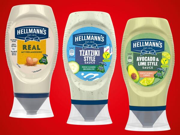 Real Mayonnaise, Avocado & Lime oder Tzatziki