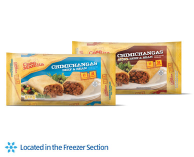 Casa Mamita Beef & Bean or Spicy Beef & Bean Chimichangas Multi-Pack