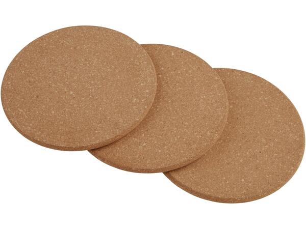 Cork mat set, 2, 3 or 6 pieces