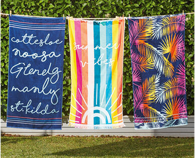 Velour Beach Towel