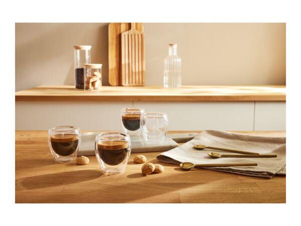 Silvercrest Espresso Glasses - 4 Pack