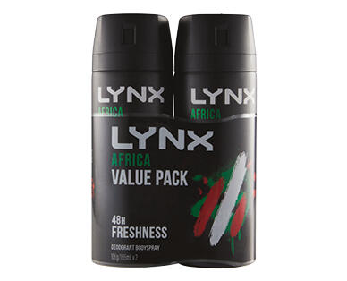 Lynx Body Spray 2 x 106g