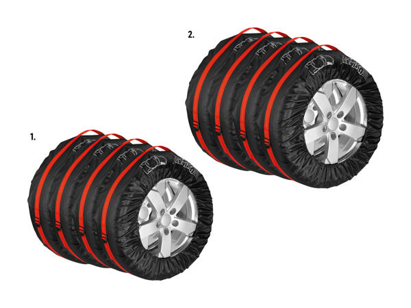 Set de sacoches pour pneus, set de 4