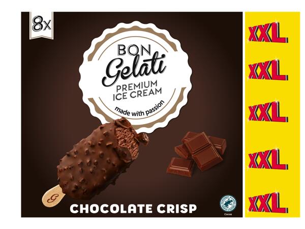 XXL Chocolate Crisp Ice Cream Sticks