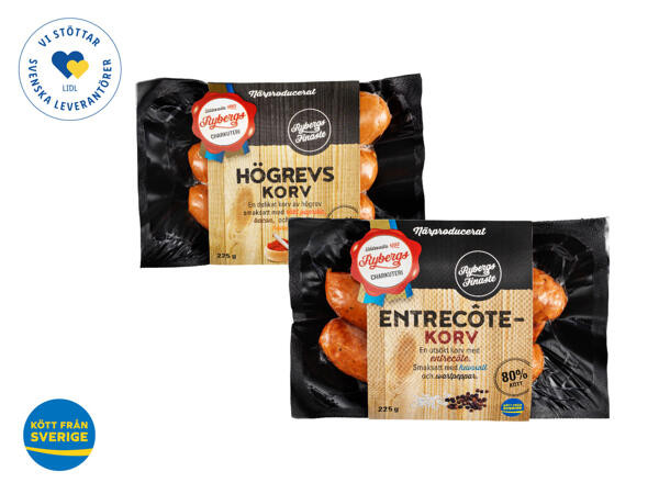 Rybergs högrevs- & entrecôtekorv