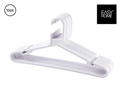 Premium Plastic Hangers 10pk