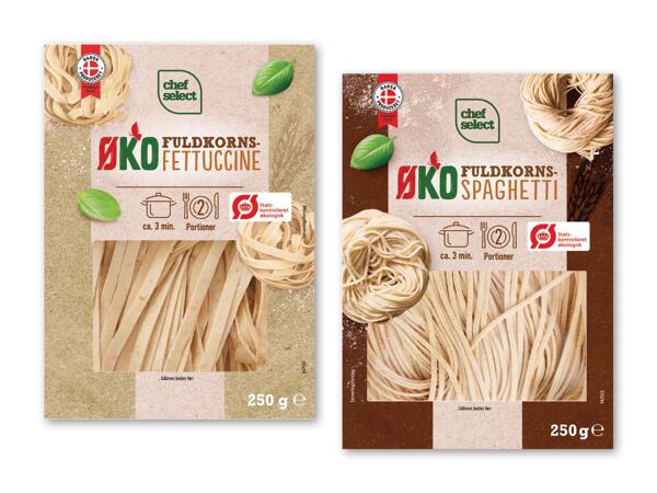 CHEF SELECT Økologisk fuldkornsfettucine eller -spaghetti