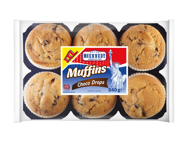 Muffins aux pépites de chocolat