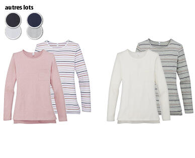 BLUE MOTION 
 SHIRT À MANCHES LONGUES POUR FEMMES