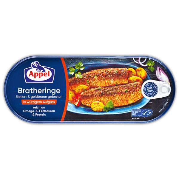 Filetierte Bratheringe