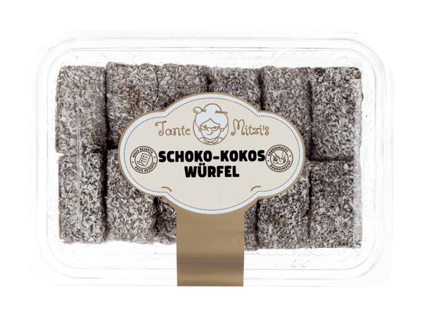 Schoko-Kokos Würfel