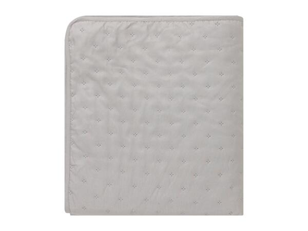 Livarno Home Light Grey Bedspread