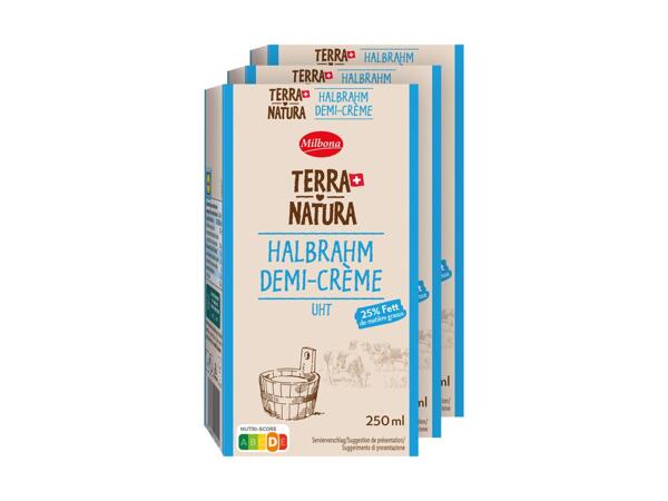Demi-crème 25% UHT IPS Terra Natura XXL