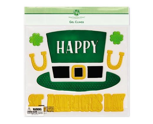 Huntington Home 
 St. Patrick's Day Gel Clings